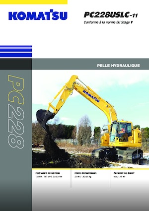 Гусеничні екскаватори Komatsu PC228USLC-11E0
