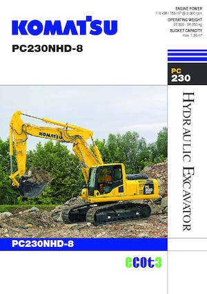 Гусеничні екскаватори Komatsu PC230NHD-8