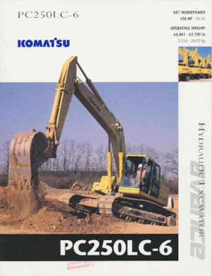 Гусеничні екскаватори Komatsu PC250LC-6