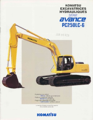 Гусеничні екскаватори Komatsu PC250LC-6