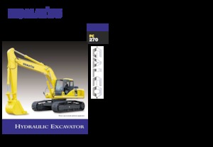 Гусеничні екскаватори Komatsu PC270-7