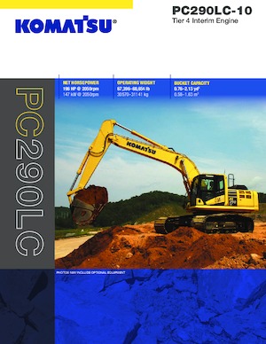 Гусеничні екскаватори Komatsu PC290LC-10