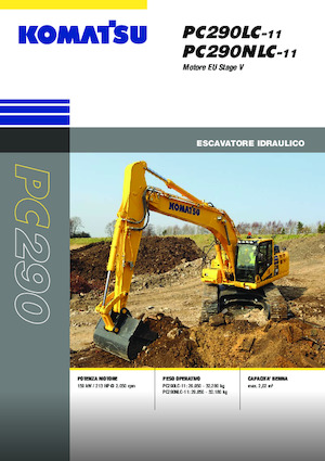 Гусеничні екскаватори Komatsu PC290LC-11E0