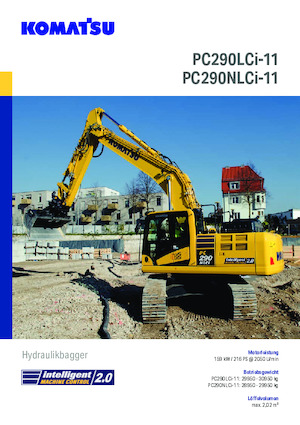 Гусеничні екскаватори Komatsu PC290NLCi-11E0