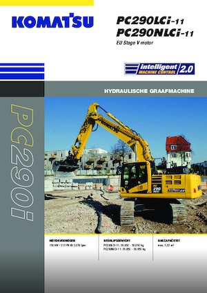 Гусеничні екскаватори Komatsu PC290LCi-11E0