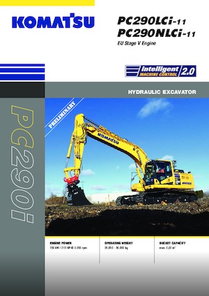 Гусеничні екскаватори Komatsu PC290LCi-11E0