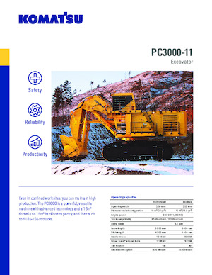 Гусеничні екскаватори Komatsu PC3000-11 