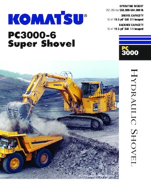 Гусеничні екскаватори Komatsu PC3000-6