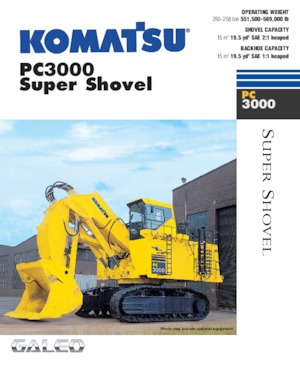 Гусеничні екскаватори Komatsu PC3000