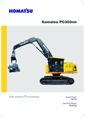Гусеничні екскаватори Komatsu PC300HW