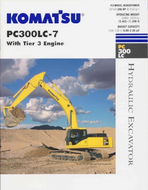 Гусеничні екскаватори Komatsu PC300LC-7