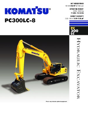 Гусеничні екскаватори Komatsu PC300LC-8