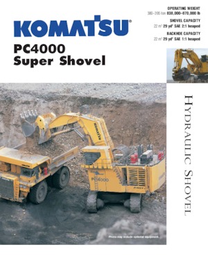 Гусеничні екскаватори Komatsu PC4000