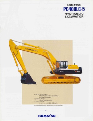 Гусеничні екскаватори Komatsu PC400LC-5