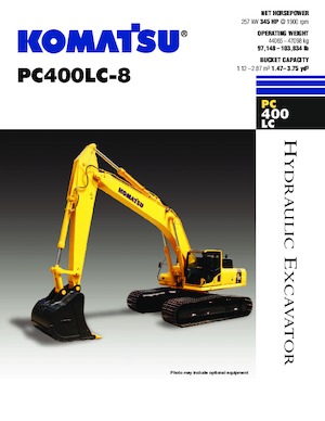 Гусеничні екскаватори Komatsu PC400LC-8