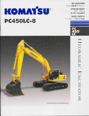 Гусеничні екскаватори Komatsu PC450LC-8