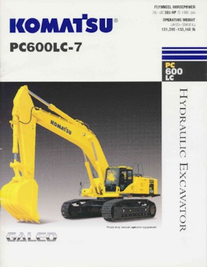 Гусеничні екскаватори Komatsu PC600LC-7