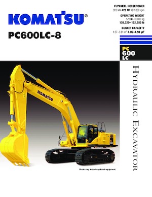 Гусеничні екскаватори Komatsu PC600LC-8