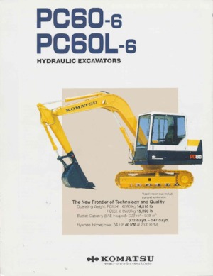 Гусеничні екскаватори Komatsu PC60-6