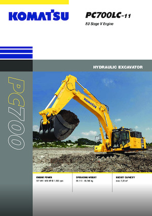 Гусеничні екскаватори Komatsu PC700LC-11E0