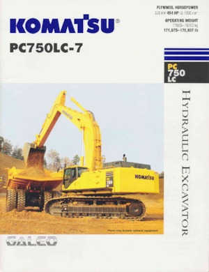 Гусеничні екскаватори Komatsu PC750LC-7