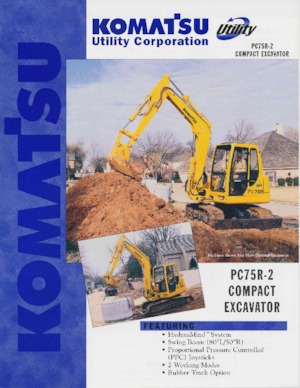 Гусеничні екскаватори Komatsu PC75R-2