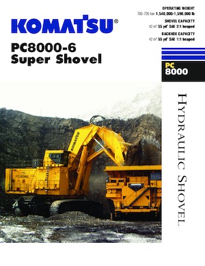 Гусеничні екскаватори Komatsu PC8000-6