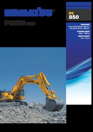 Гусеничні екскаватори Komatsu PC850-8R1