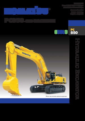 Гусеничні екскаватори Komatsu PC850SE-8E0