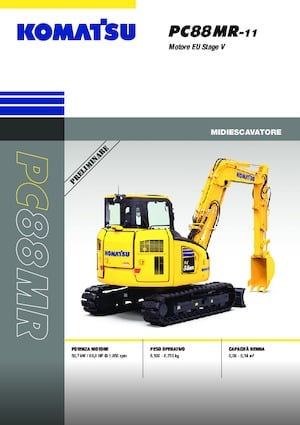 Гусеничні екскаватори Komatsu PC88MR-11E0