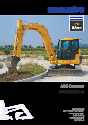 Гусеничні екскаватори Komatsu PC88MR-8