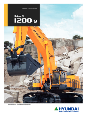 Гусеничні екскаватори Hyundai R 1200 LC-9 A