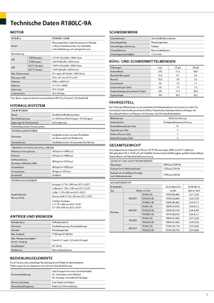 Гусеничні екскаватори Hyundai R 180 LC-9 A