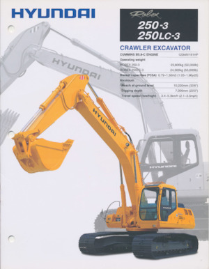 Гусеничні екскаватори Hyundai R 250-3