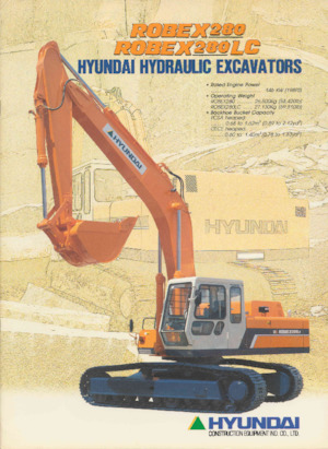 Гусеничні екскаватори Hyundai R 280