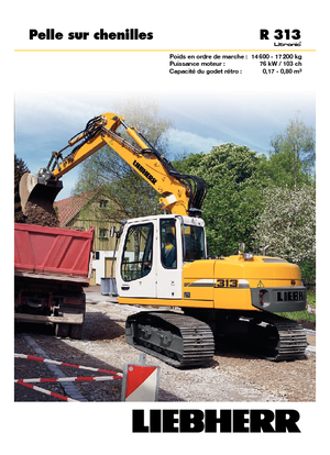 Гусеничні екскаватори Liebherr R 313 Litronic