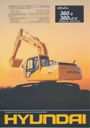 Гусеничні екскаватори Hyundai R 360-3
