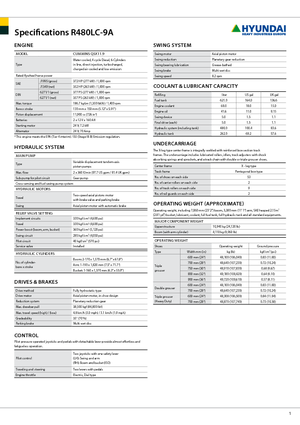 Гусеничні екскаватори Hyundai R 480 LC-9 A