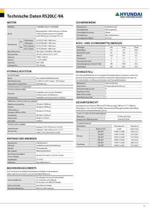 Гусеничні екскаватори Hyundai R 520 LC-9 A