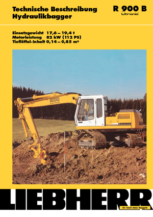 Гусеничні екскаватори Liebherr R 900 B Litronic