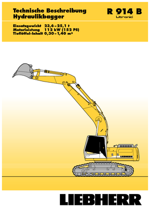 Гусеничні екскаватори Liebherr R 914 B Litronic HDSL