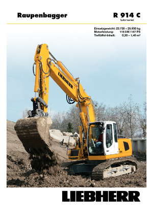 Гусеничні екскаватори Liebherr R 914 C Litronic HDSL