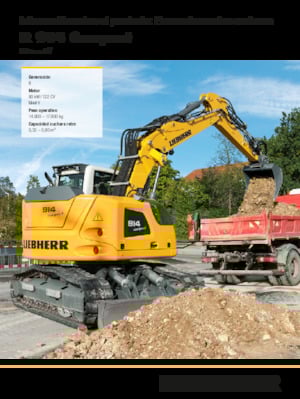 Гусеничні екскаватори Liebherr R 914 Compact Litronic 