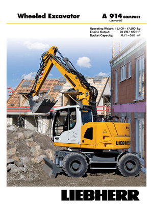 Гусеничні екскаватори Liebherr R 914 Compact Litronic