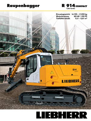 Гусеничні екскаватори Liebherr R 914 Compact Litronic