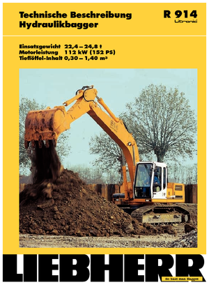 Гусеничні екскаватори Liebherr R 914 Litronic HD-SL