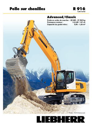 Гусеничні екскаватори Liebherr R 916 Advanced