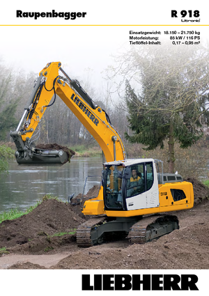 Гусеничні екскаватори Liebherr R 918