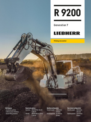 Гусеничні екскаватори Liebherr R 9200 G7