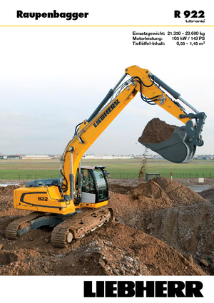 Гусеничні екскаватори Liebherr R 922